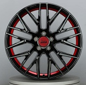 MAM RS4 schwarz lackiert red inside - Sonderserie