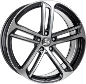 Ultra Wheels UA10 Gunmetal Front poliert Ultra Wheels UA10 Gunmetal Front poliert