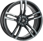 Ultra Wheels UA11 Gunmetall Front poliert