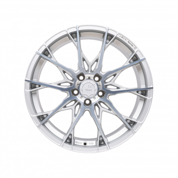 B52 Wheels X1 Reacher 8,5x19 Reflective Silber Hochglanzpoliert