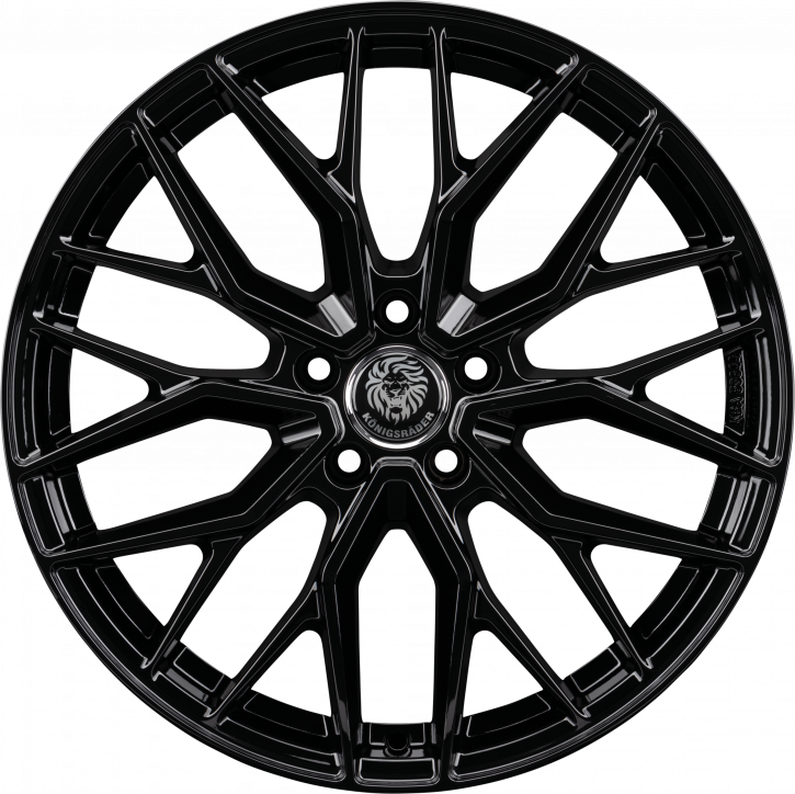 Königsräder KR3 8,5x19 black glossy