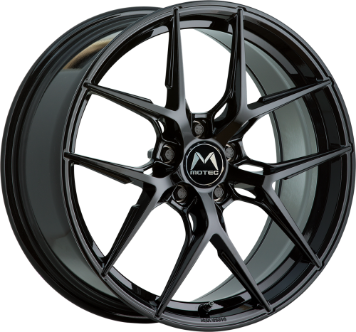 Motec Ultimate 9,5x20 Schwarz glanz 5x114,3 ET37 Tesla Model Y