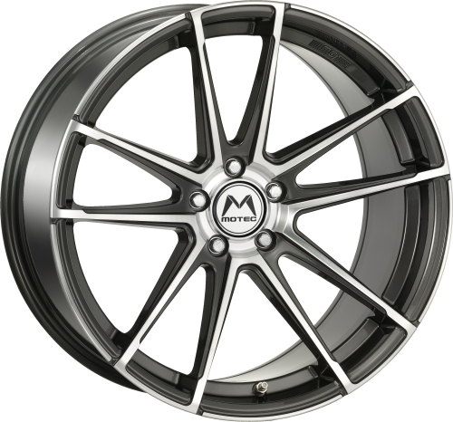 Motec Radical 9x20 Gunmetal poliert