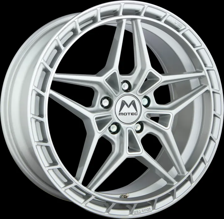 Motec Futura 8,5x19 LK5x112 ET45 silber rand poliert