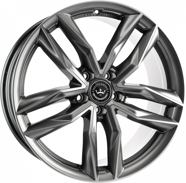 Meisterwerk MW08 8,5x19 Grey front polished 5x112 ET25