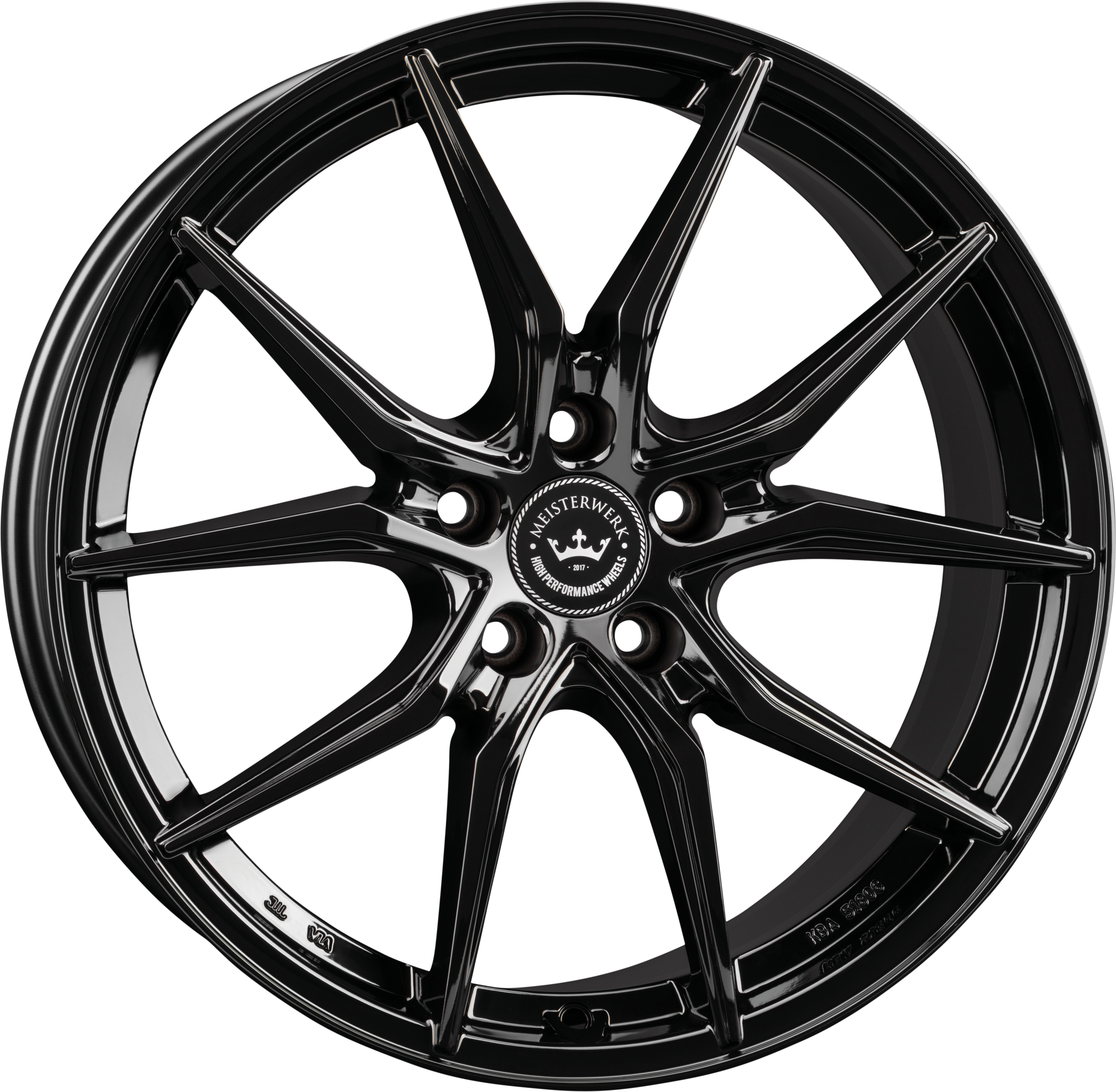 Meisterwerk MW04 8,5x19 schwarz glanz 5x120 ET35 