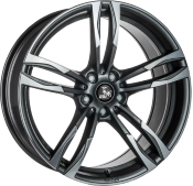 Ultra Wheels UA11 Gunmetall Front poliert Ultra Wheels UA11 Gunmetall Front poliert