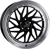 Ultra Wheels UA14 - Spin - Schwarz Poliert Ultra Wheels UA14 - Spin - Schwarz Poliert