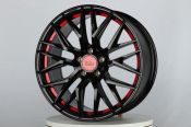 MAM RS4 8,5x19 LK5x112 ET45 schwarz red inside