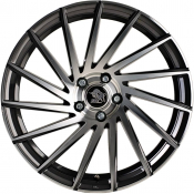 Ultra Wheels UA9 8,5x20 Gunmetal Front poliert Rechts 5x120 ET35